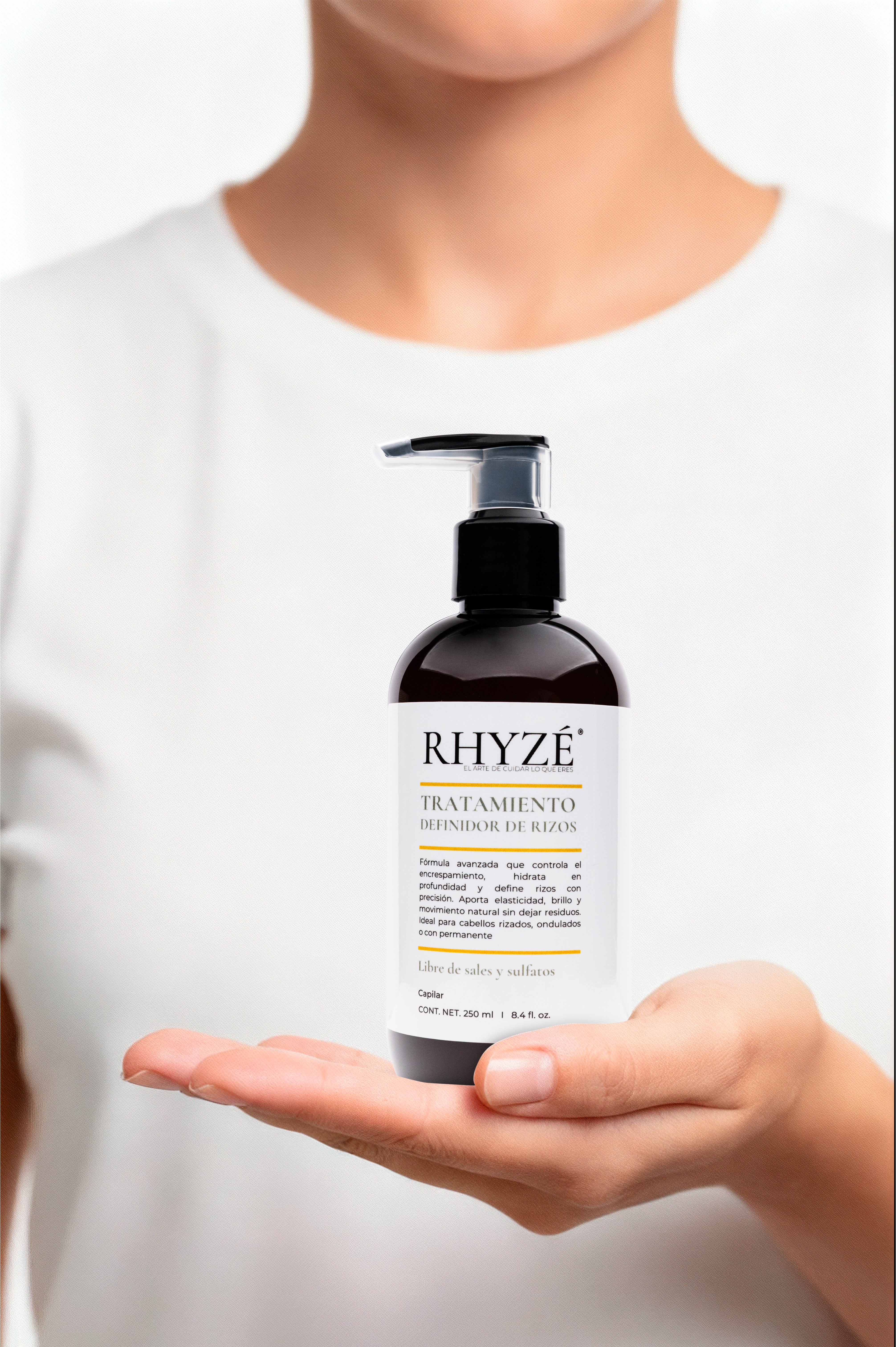 Tratamiento Definidor de Rizos RHYZÉ | Hidratación + Control del Frizz | 250 ml