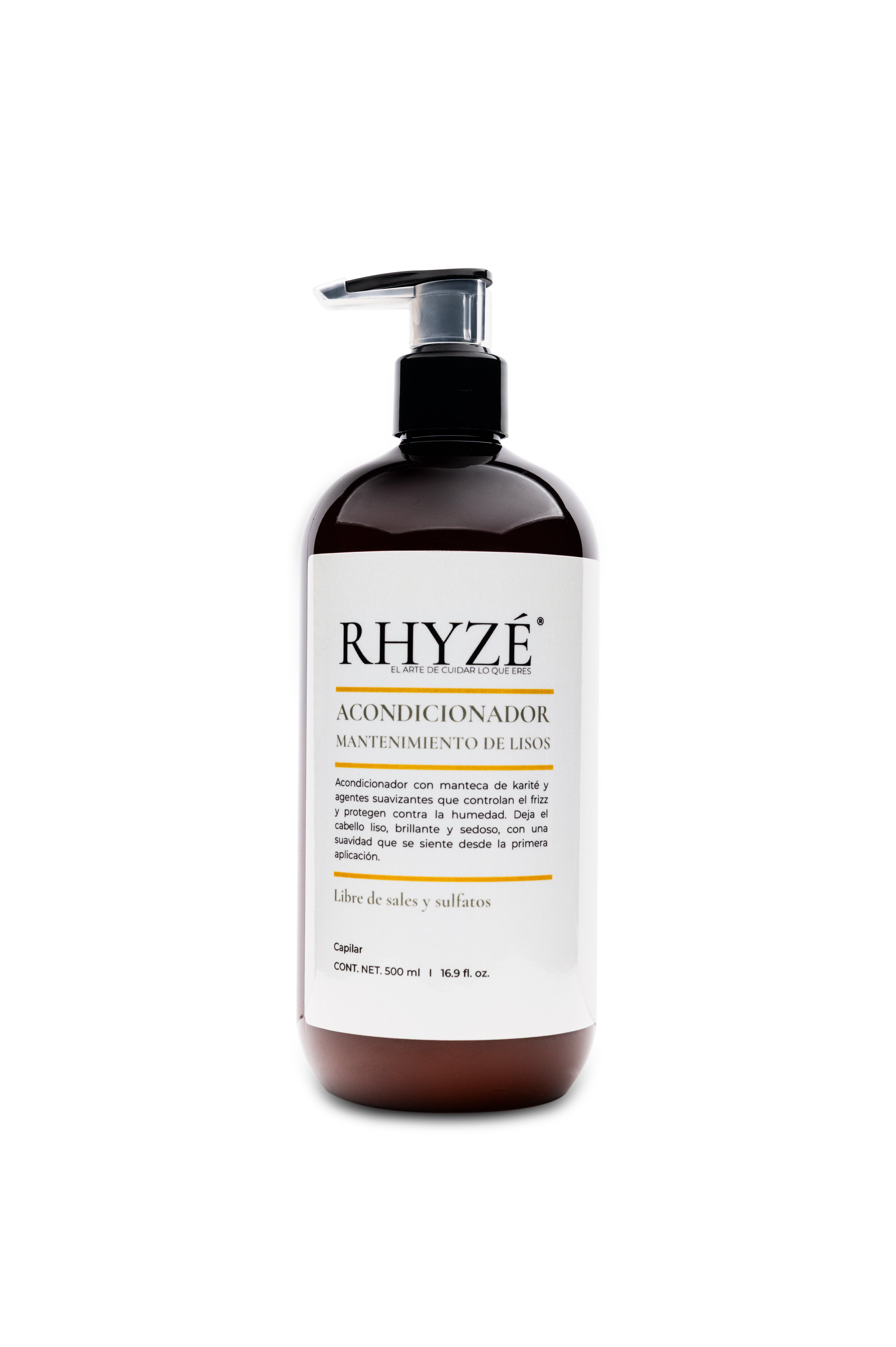 Acondicionador RHYZÉ®  Mantenimiento de Lisos | Libre de Sales y Sulfatos | 500 ml