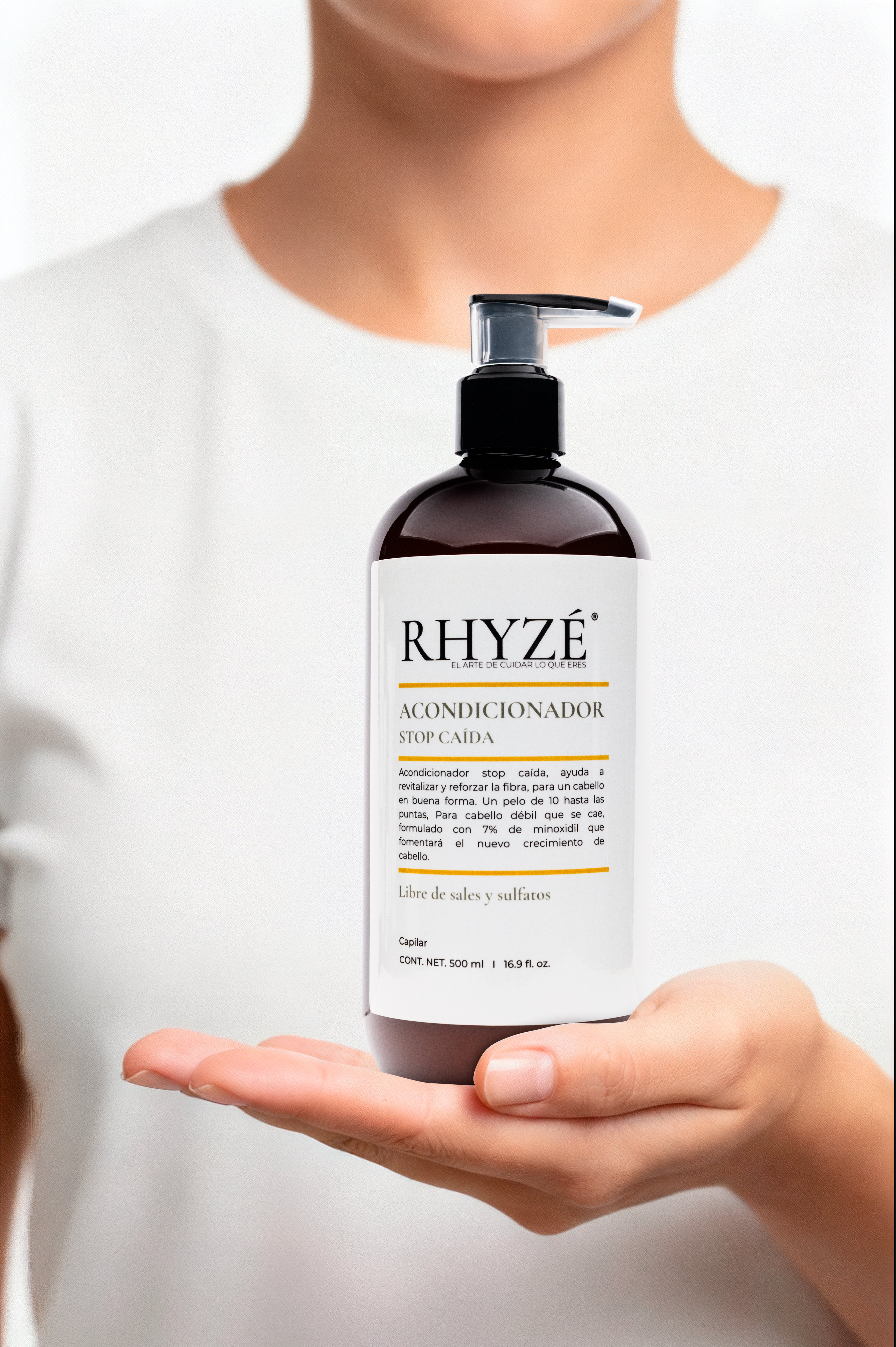 Acondicionador Stop Caída RHYZÉ® | Fuerza, Volumen y Crecimiento | 500 ml