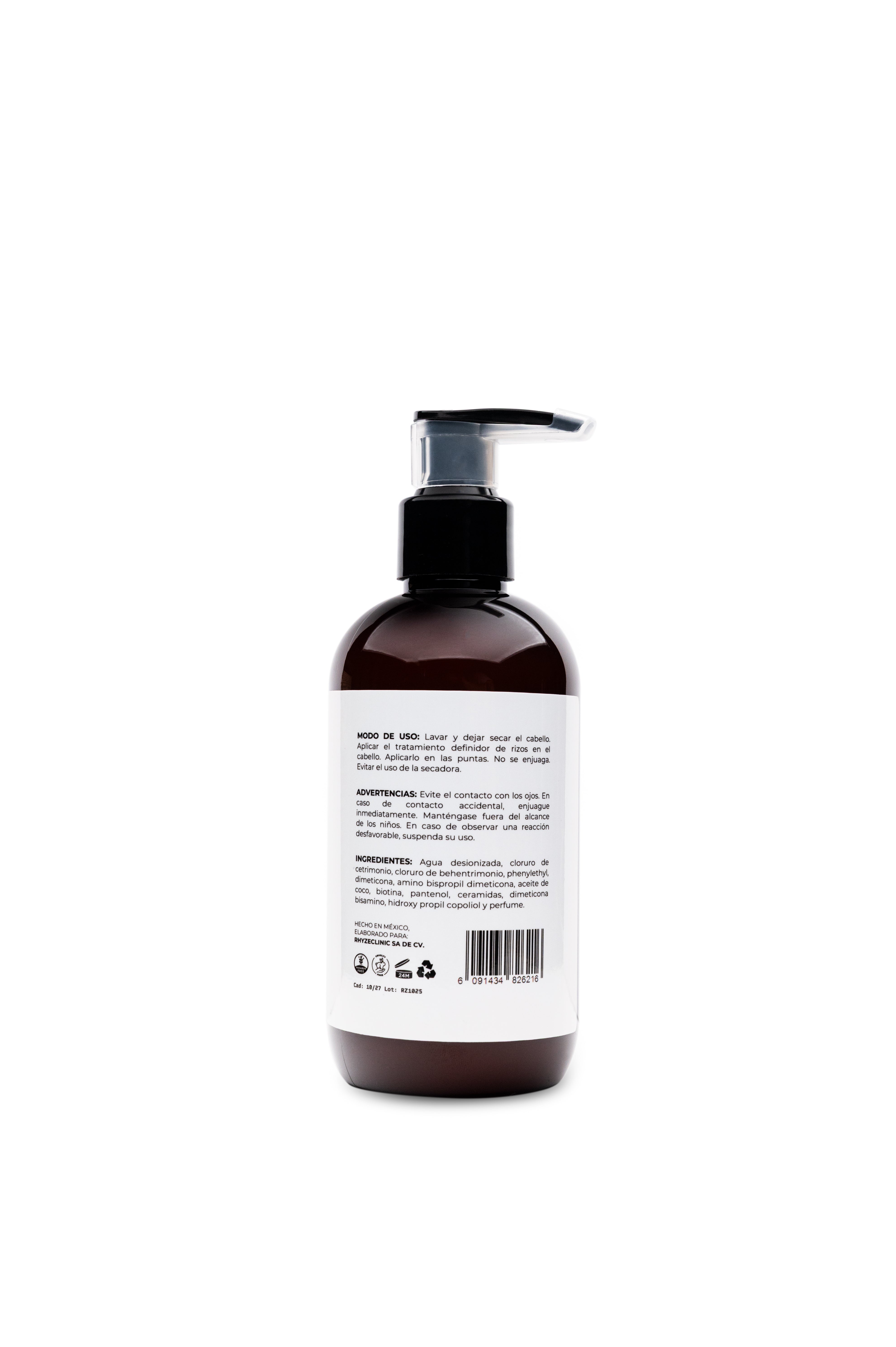 Tratamiento Definidor de Rizos RHYZÉ | Hidratación + Control del Frizz | 250 ml